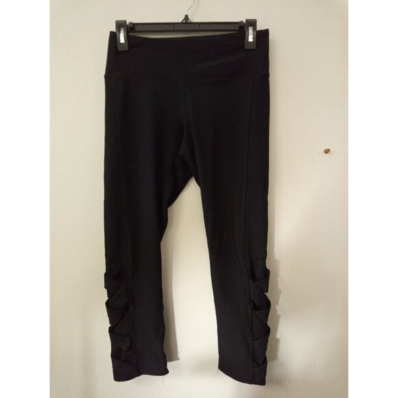 90 Degree by Reflex Womans Junior Black Leggings Size Small - Picture 1 of 5